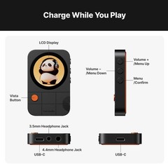 Fosi Audio MD3 MagDAC ES9039Q2M USB DAC Headphone Amp Gadget HiFi Native – Black
