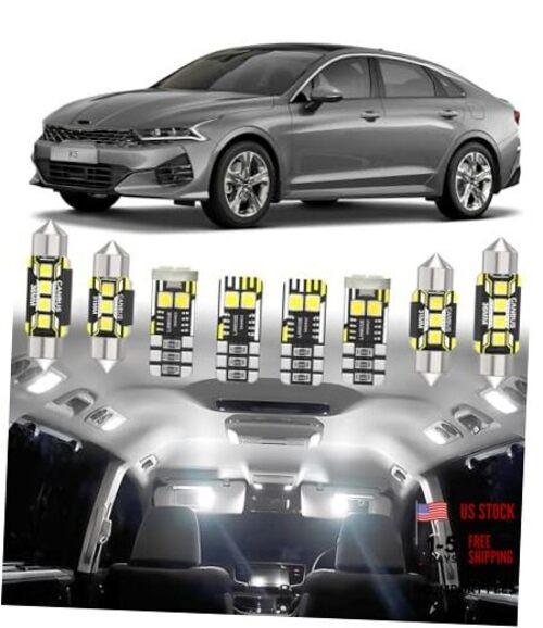Car Interior LED Light Replacement for Kia Optima K5 2021-2024,6000K Super