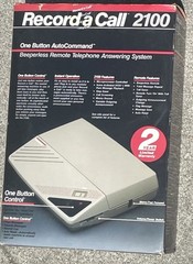 Record A Call Answering Machine System Auto 2120 New Old Stock