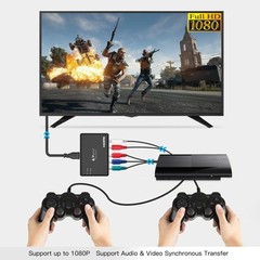 Portta Component To Hdmi Converter, Ypbpr Rgb + R/l Audio To Hdmi V1.3