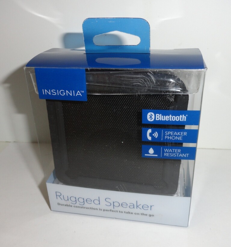 Insignia Bluetooth Rugged Speaker Water resistant Durable construction