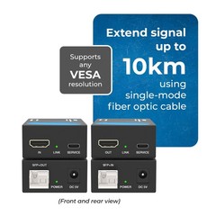 OREI 4K@60Hz HDMI™ Extender – 10km (Fiber-Optic) (UHD-FOHD10-K)