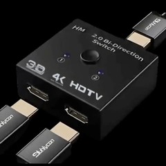 4K HDMI 2.0 Switch Splitter Bi-Directional 2×1 1×2 Hub HDCP HDTV Selector Ultra