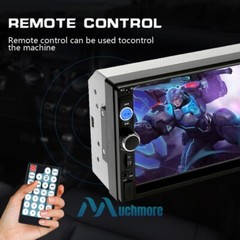 7″ Bluetooth Touch Screen 2DIN Car Stereo Radio Multi Media MP5 Player+Rear Cam