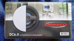 Emphasys Dual Channel In-Ceiling Speaker DC6.0 6 1⁄2″ Dual Channel In-Ceiling