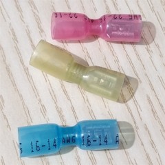 Female 22-10 AWG Heat Shrink Wire Spade Connectors Quick Disconnects Terminals