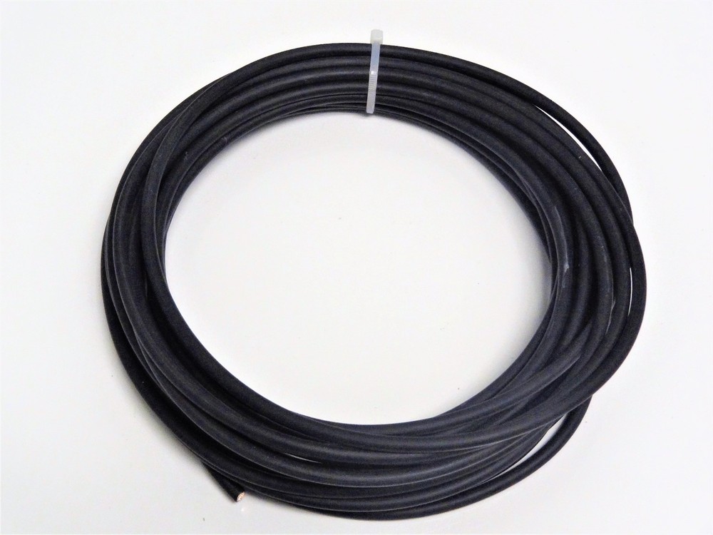 AUTOMOTIVE WIRE 18 AWG HIGH TEMP GXL STRANDED WIRE BLACK 25 FT MADE IN USA