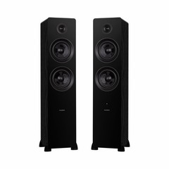 Fluance Powered Floorstanding Tower Speakers for TV, Turntable, PC & Bluetooth