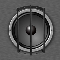 X AUTOHAUX 2pcs 8 Inches Metal Car Bar Grille for Subwoofer 8 Inch, Black