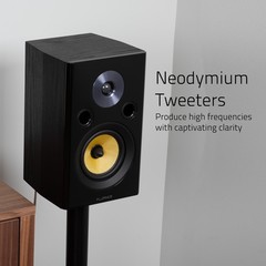 Fluance Signature HiFi 2-Way Bookshelf Surround Sound Home Theater Speakers