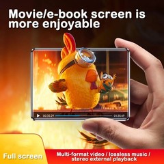 2.4” MP3 Player HD Full-touch Screen Bluetooth 5.0 HiFi Lossless Sound FM Radio