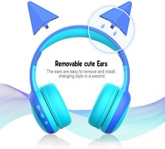 Kids Bluetooth Headphones 85dB Volume Limited, 40 Hours Playtime – Foldable