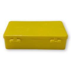 VLCHEK Plastics M-221 Vintage Electronics Circuit Building Yellow Components Box
