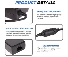 4-Pin DIN 24V AC/DC Adapter Replacement Compatible MW Mean Well