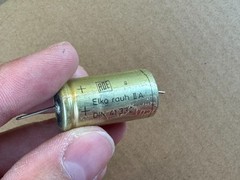 3 Vintage 1968 ROE 500 uf 35v Axial Capacitors TEST GREAT for Fender Guitar Amp