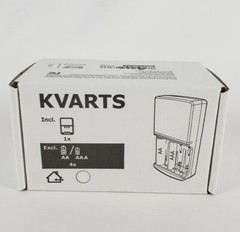 Ikea Kvarts AA & AAA Battery Charger (Batteries NOT Included) New