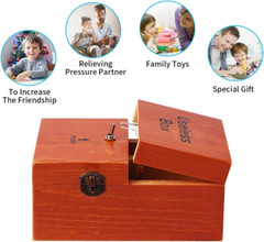 Useless Box Leave Me Alone Machine Fully Assembled in Real WooD/ 2 DAY FAST SHIP