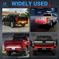 Waterproof 48″ Triple Row 360 LED Tailgate Strip Light Bar Tube for Pickup Truck