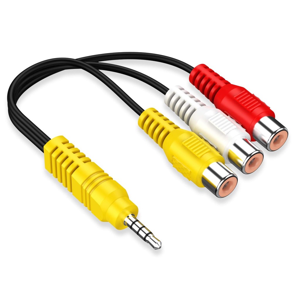 AV Adapter, Video AV Component Adapter Cable Replacement for TCL TV, 3 RCA to…