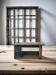 Darla’s Studio 66 CD Holder Wood Crate