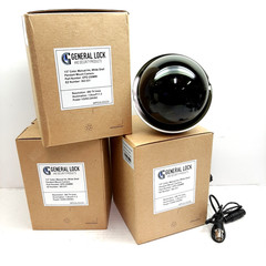 LOT of 4. Security Camera w Man. Iris EPD-250MW White Shell Pend Mount HK OBB11