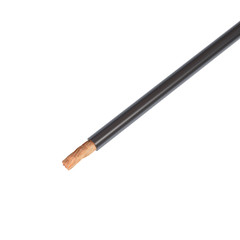 25FT Translucent 8AWG Primary Speaker/Power/Auto Cable Stranded CCA Wire Black