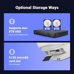 ANNKE 16CH 12MP NVR 5MP POE IP Security Camera System Audio Recording Outdoor AI