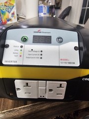 12-110-1800 COOPER BUSSMANN Power Inverter 1800 Watt 20Amp 12VDC to 120V AC