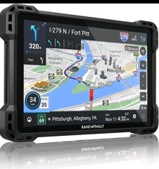 RAND MCNALLY TND 1050 TND1050 10″ TRUCK GPS RECEIVER LIFETIME MAP
