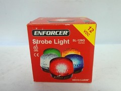 NEW Seco-Larm Enforcer Xenon Strobe Light, 12VDC,Blue Lens SL-126Q