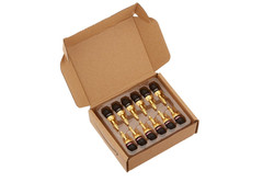 Amazon Basics Banana Plug Deadbolt- 6 Pairs Gold Plated.