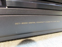 ESTATE* VINTAGE OPTIMUS DCT-2000 DIGITAL COMPACT CASSETTE TAPE DECK ~READ
