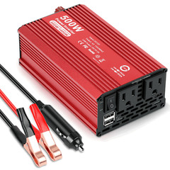 500W Car Power Inverter DC 12V To AC 110V 120V Adapter Converter 2 USB 2 AC