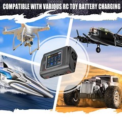 240W Touch Screen Dual Channel RC Car Lipo Battery Charger Balance Discharger US