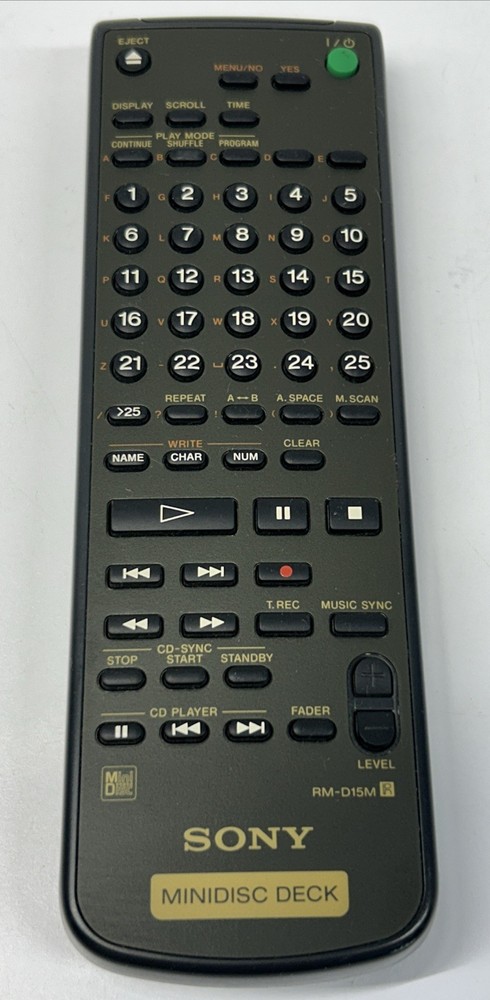 Original SONY RM-D15M/Remote MDS-JB730/MDS-JE640 MD-Recorder!!