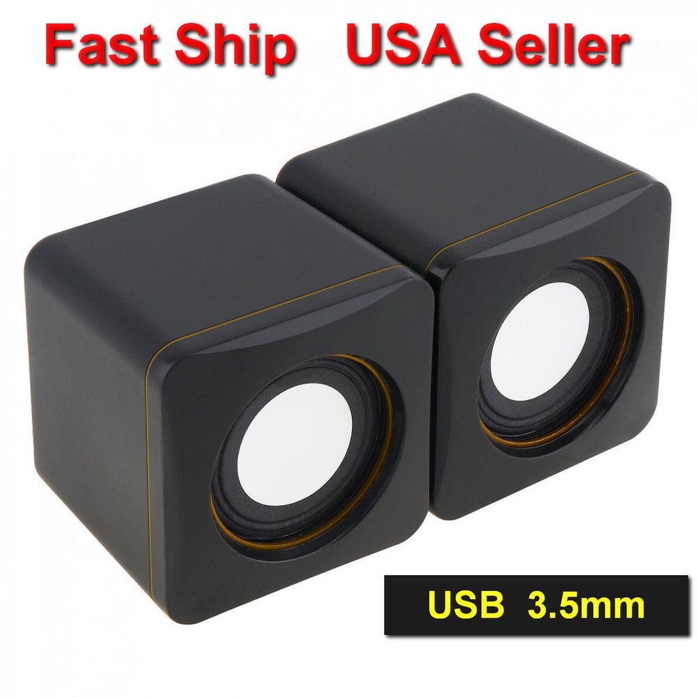 101Z Portable Speakers USB 2.0 | 3.5mm Stereo Jack for PC Laptop Smartphone …