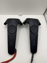 HTC Vive 2PR7100 Virtual Reality VR Wand Controllers Pair (Black) 1.0 – READ