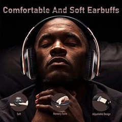 Bluetooth Headphones Over Ear, 6S Wireless Headphones Wired with 6 EQ Modes, …