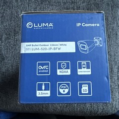 luma surveillance 520 series 5MP Bullet Outloor Camera 2.8mm – White