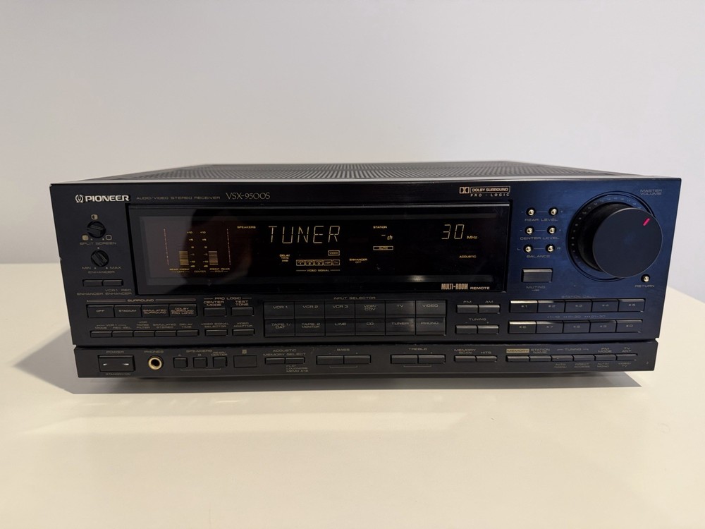Pioneer VSX-9500S Dolby Pro Logic A/V Stereo Receiver FM Tested See Description