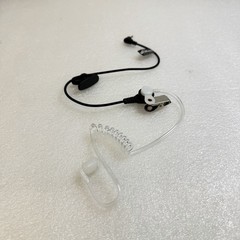2.5mm Listen Only Acoustic Tube Earpiece for Speaker Mic 12” Short Cord JH-617-1