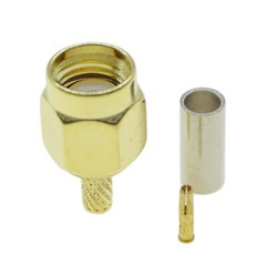 10Pcs SMA Male Female crimp For RG174 RG316 LMR100 Coaxial cable RF connector