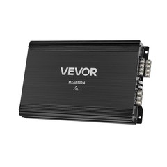 VEVOR Car Audio Amplifier Car Amplifier 4-Channel Class AB Max. 4x250W at 4 Ohms
