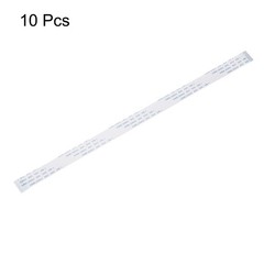 Flexible Flat Cable, 250mm 1mm Pitch 12 Pins FPC FFC Flexible Ribbon Cable 10Pcs