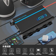 EDECOA Power Inverter Pure Sine Wave 12V DC to 120V AC 2000W USB Type C PRO