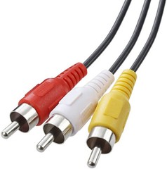 RCA 6 FT Audio/Video Composite Cable DVD/VCR/SAT Yellow/White/Red Connectors