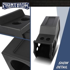 Fit For 07-13 Chevy Silverado GMC Sierra 12″ Center Console Subwoofer Sub Box
