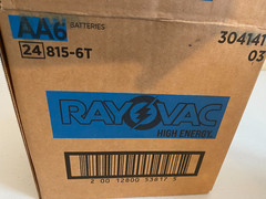 Rayovac High Energy AA Batteries 144-Count (24×6-Pack) Exp 12/2036 Bulk