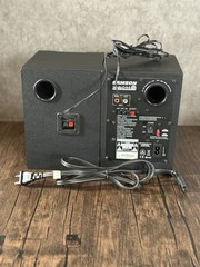 Samson MediaOne 3a Powered Studio Monitor Speakers Pair Desktop Audio ( Tested )