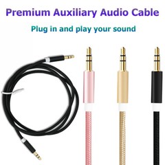 Aux Cable jack 3.5mm Stereo Audio Cable Male to Male For PC iPod MP3 CAR